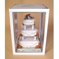 Pop Acrylic Display Shelf for Cakes, Advertising Display Stand