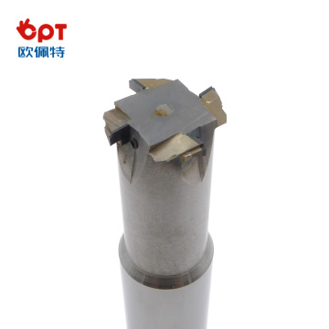 PCD diamond tipped edge armour slotting forming cutter