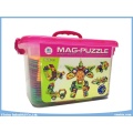 168 STÜCKE DIY Magnetische Puzzle Spielzeug Weisheit Lernspielzeug für Kinder