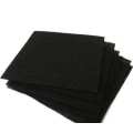 Black packing nonwoven fabric