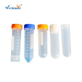 Lab Consumables Flat Bottom Plastic Centrifuge Tube