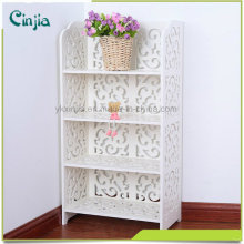 White Four Layers Small Book Shelf, semblable au matériel en bois en plastique