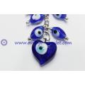 Evil Eye grapes hanging heart-shaped key chain factory wholesale