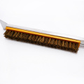 Pizza stone cleaning brush with optional wooden handle