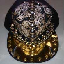 Hip-hop fashion design rivet snapback cap hat men baseball cap