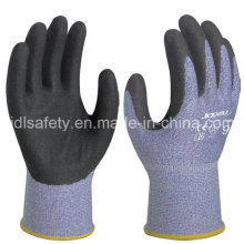 18 Gauge Anti-Cut Work Glove with Sandy Nitrile Coated (K8088-18)