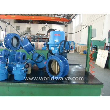 Electric Double Flanged Butterfly Valve