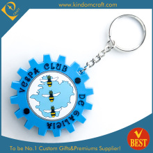 High Quality Customized Logo PVC Key Chain in Flower Shape with Factory Price