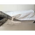 100%Polyester Fleece White Heavier Bathrobe