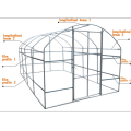 Hot Galvanized Steel Pipe Mini garden greenhouse