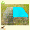 Galvanized Folding Animal Cage