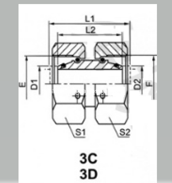 Swivel Straight Adaptor