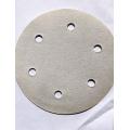 7inch white coated latex Hoop disc grit 60