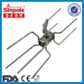 4-Sprong Stainless Steel BBQ Grill Fork with Ce/FDA Approved