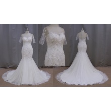 Ivoire fleur Couture Tulle jupe robe de soirée