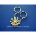 Christmas Trees Key Ring of Gold Printed, Decoration (GZHY-KC-002)