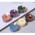 PVC small size plastic cup Tealight Candle Holders