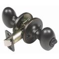 Grande Victorian Satin Nickel Plate with Privacy Knob