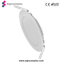 Signcomplex Slim LED Downlight Ausschnitt 110mm 4 Zoll 8W Aluminium Deckenleuchte