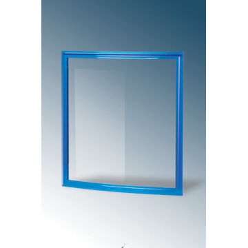 Freezer Curved Glass Door with Plastic Frame