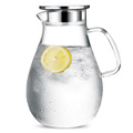 Heat Resistance Glass Water Pitcher Drink Juice Coffee Jug Container Dining Bottle