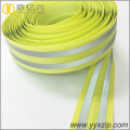 Home textile waterproof reflective nylon zipper