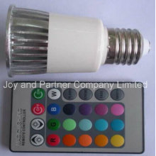 5W RGB Color Changing E27 LED Bulb with Memory Function (E275WMCL)