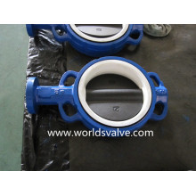 Wafer Butterfly Valve with Halar Painting