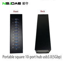 Super leichtes 10-Port-USB-Hub3.0