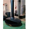 hanging round shape wood stove fireplace