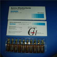 Injeção de diidrocloreto de quinina 200mg / 2ml