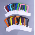 Neues modisches farbenfrohes maßgeschneidertes Papier Bastring -Griff