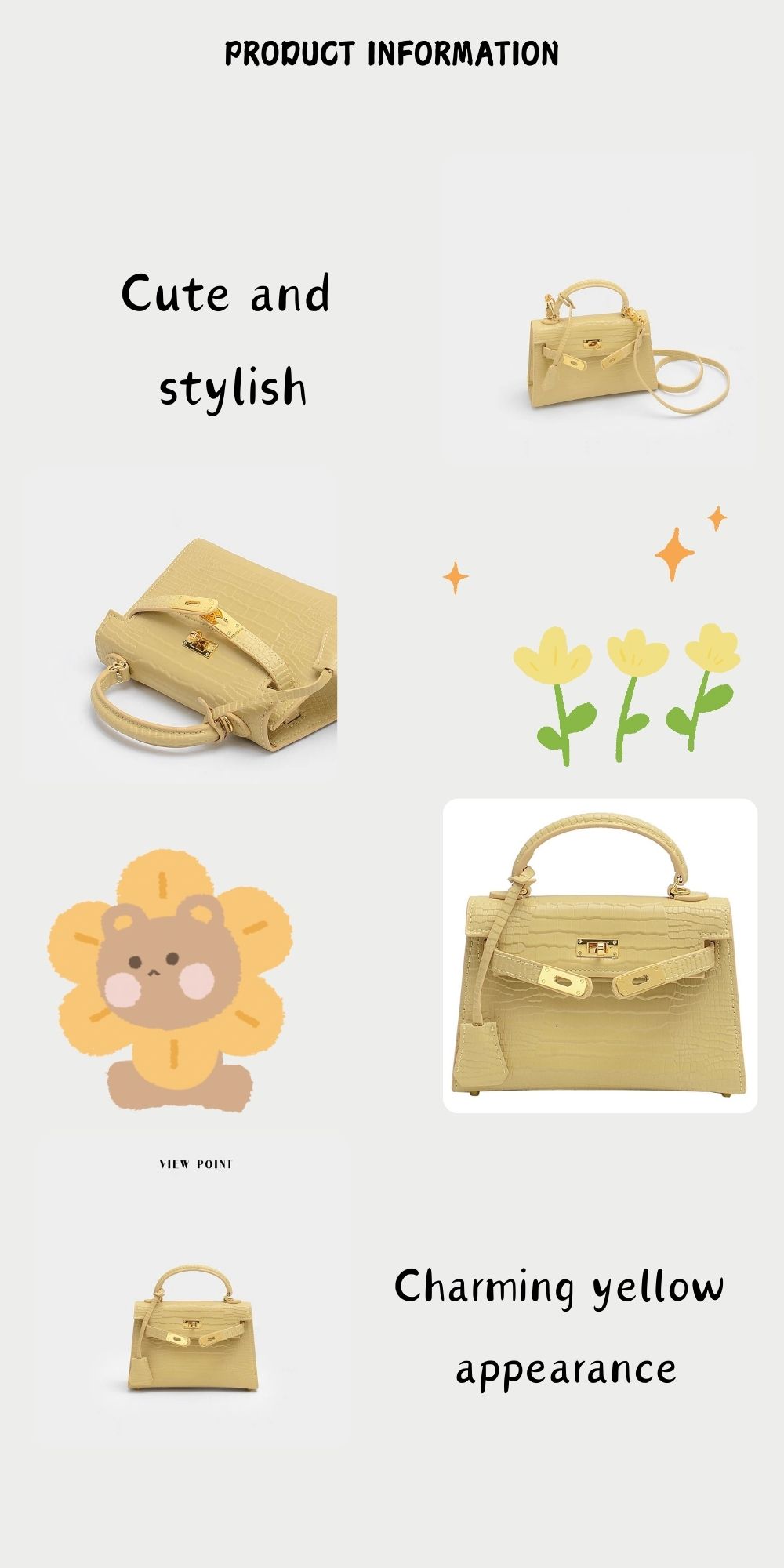 Stylish Yellow Shoulder Bag - Brighten Up Your Look Stylish Yellow Shoulder Bag - Brighten Up Your Look
