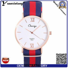 Yxl-475 Hot Selling Quartz Nylon Nato Strap Watch Man, Nylon Strap Watch Mens Women Vogue Ladies Watch Wrist