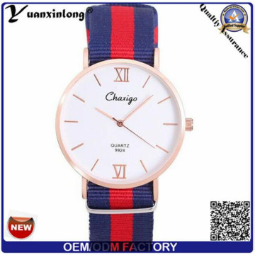 Yxl-475 Heißer verkaufender Quarz-Nylon Nato Bügel-Uhr-Mann, Nylonbügel-Uhr Mens-Frauen-Mode-Damen-Uhr-Handgelenk