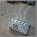 Cage de stockage en acier pliable pliable à prix de vente entier