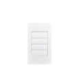 Adjustable louver shutter PVC window