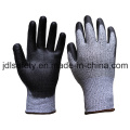 Glass Fiber Work Glove with PU Coating (PD8042)