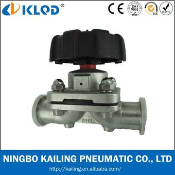 Sanitary Food Grade Pneumatic Stainless Steel Diaphragm Valves Klgmf-32m