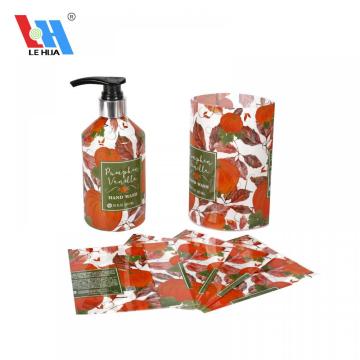 PET Shrink Sleeve Label For Liquid Soap Bottles