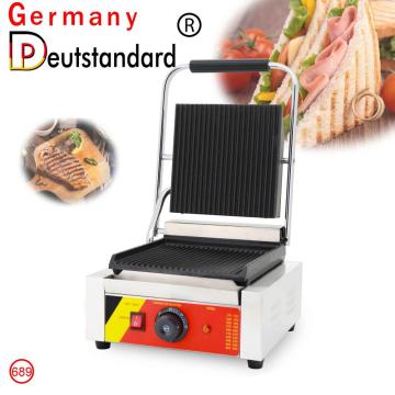 Máquina de sándwich panini grill comercial