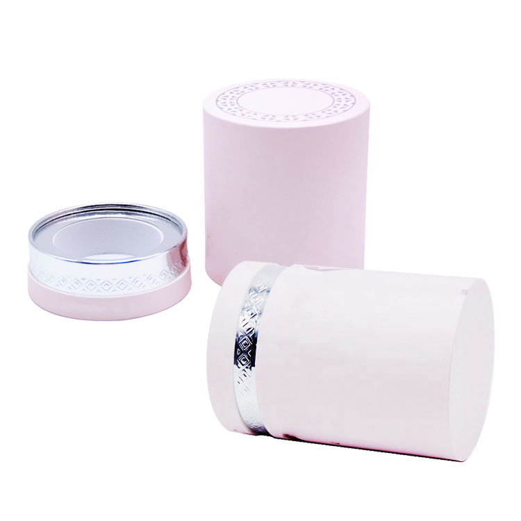 Paper tube gift box perfume gift pink packaging Paper tube gift box perfume gift pink packaging