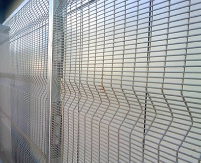 galvanized 3510 security fence