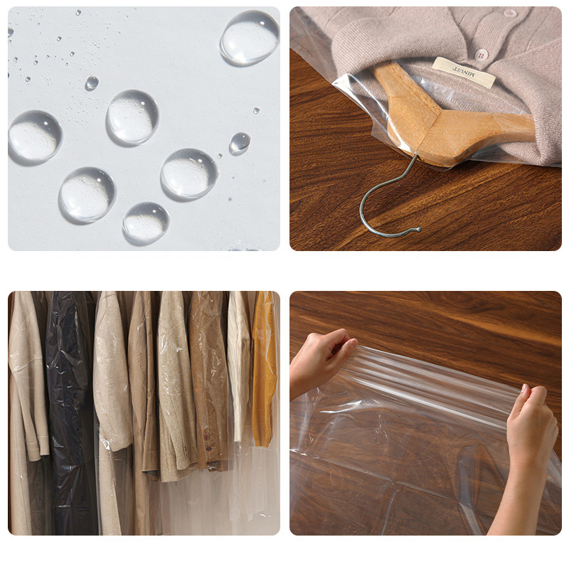 Clothes Dust Cover Transparent Garment Sleeves Clothes Dust Cover Transparent Garment Sleeves