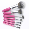 Mini 7pcs Set de pinceles de maquillaje para turistas