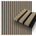 Eco-Friendly Acoustic Akupanel Natural Wood Slat Wall Panel