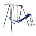 Garden Furniture Kids Galvanized Metal Slide Swing sets