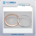 Double Jacket Gaskets Within Thin Metal Covering