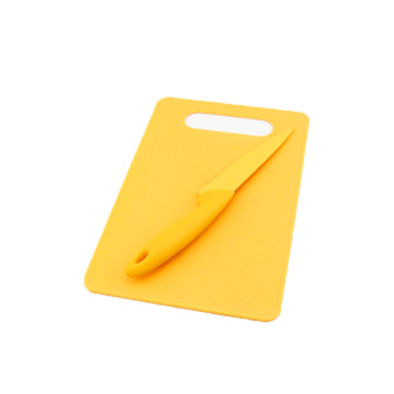 Rectangle PP chopping board w/o knife