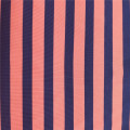 Orange and Black Stripes Spandex Fabric for Swimwear